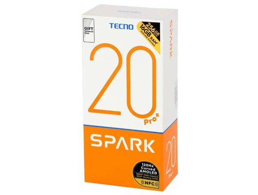 Смартфон Tecno Spark 20 Pro+ 8/256Gb Black